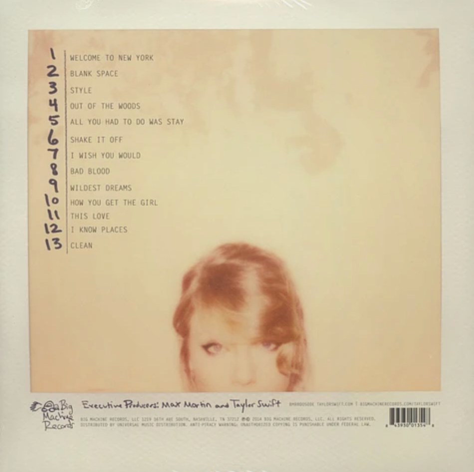 1989 — Taylor Swift