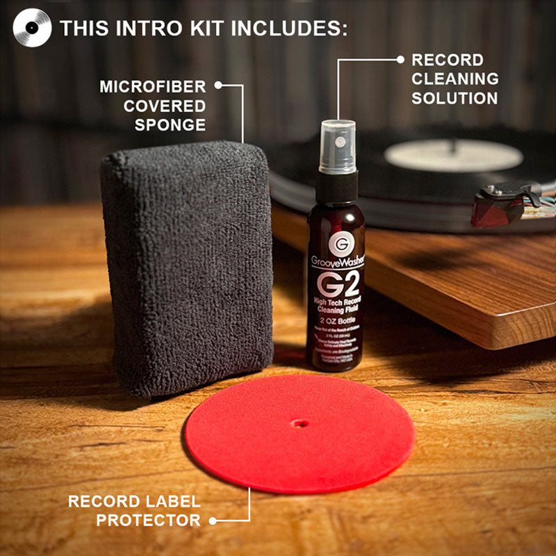 GrooveWasher INTRO Record Cleaning Kit